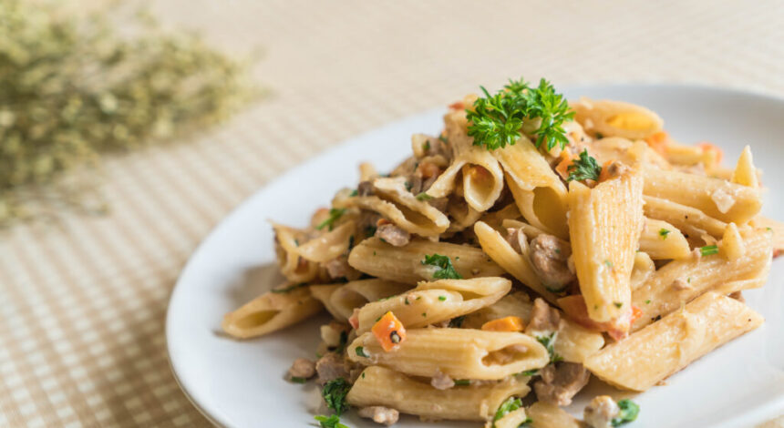 penne pasta cream cheese